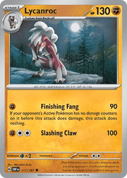 117/197 Lycanroc - Obsidian Flames by Poké Zen DXB on MYNTED