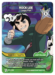 Mythos Naruto Konoha Shido 1st Edition : Rock Lee Loopy Fist 117 RARE