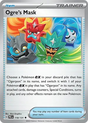 118/131 Ogre's Mask - Prismatic Evolutions by Poké Zen DXB on MYNTED