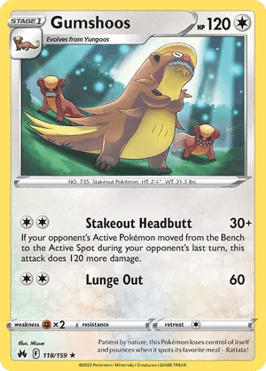 118/159 Gumshoos - Crown Zenith by Poké Zen DXB on MYNTED