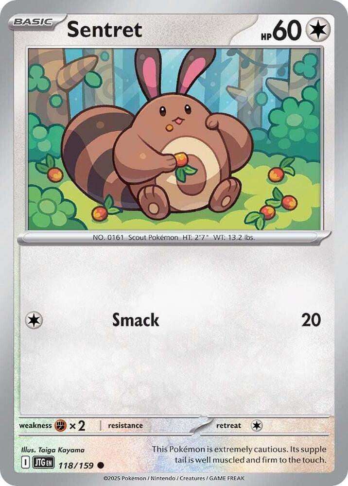 118/159 Sentret Normal · Journey Together (JTG) by PokeMarsi on MYNTED