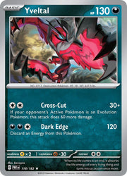 118/182 Yveltal Holofoil · Paradox Rift (PAR) by PokeMarsi on MYNTED