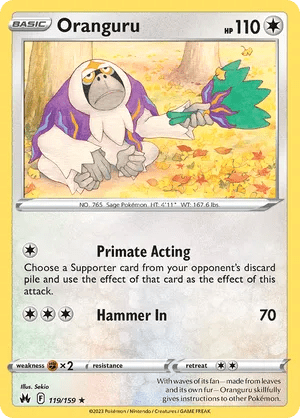 119/159 Oranguru - Crown Zenith by Poké Zen DXB on MYNTED