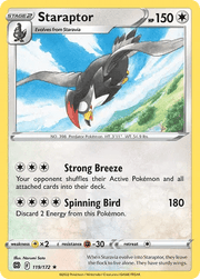 119/172 Staraptor - Brilliant Stars by Poké Zen DXB on MYNTED