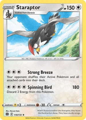 119/172 Staraptor - Brilliant Stars by Poké Zen DXB on MYNTED