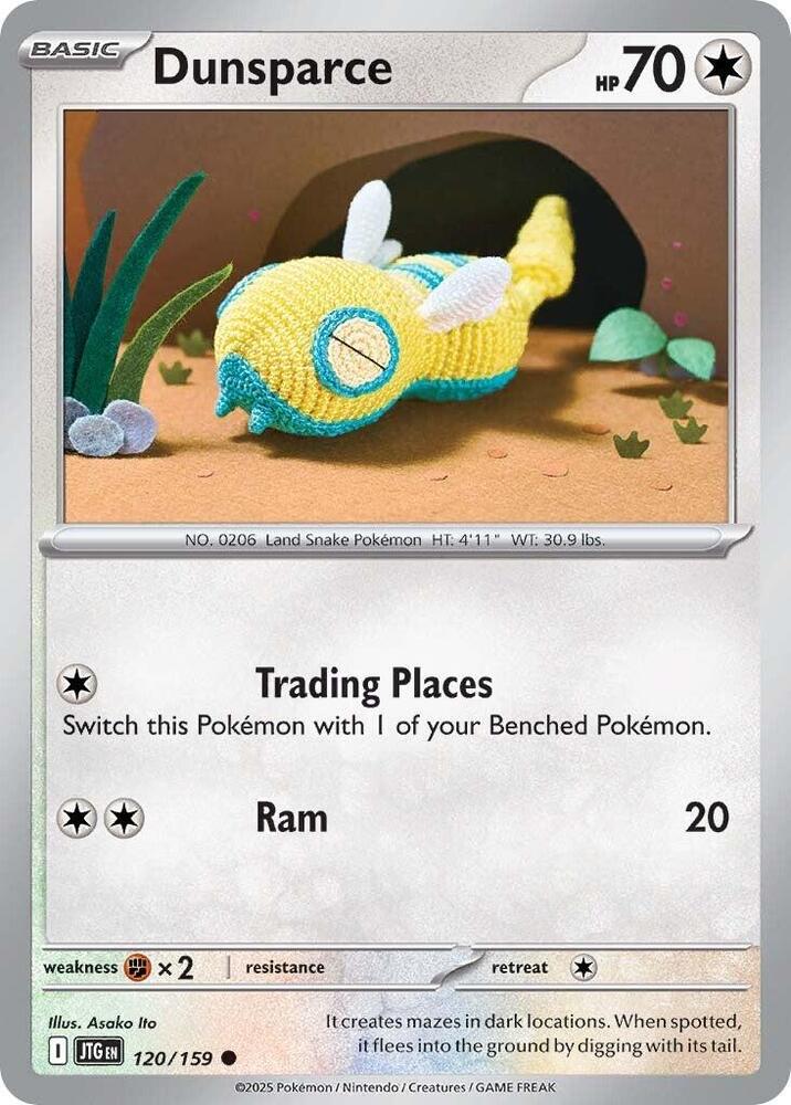 120/159 Dunsparce Normal · Journey Together (JTG) by PokeMarsi on MYNTED