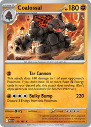 120/217 Coalossal - Dusk Ball Pattern Reverse Holo - Ascended Heroes by Poké Zen DXB on MYNTED