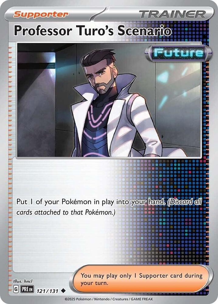 121/131 · Professor Turo's Scenario Trainer Supporter · Normal (PRE) by Dusk TCG on MYNTED