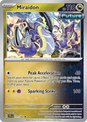 121/162 Miraidon - Temporal Forces by Poké Zen DXB on MYNTED