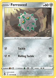 121/195 Ferroseed - Silver Tempest by Poké Zen DXB on MYNTED