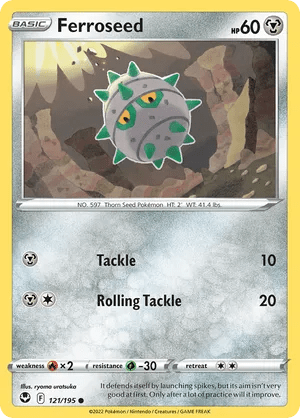 121/195 Ferroseed - Silver Tempest by Poké Zen DXB on MYNTED