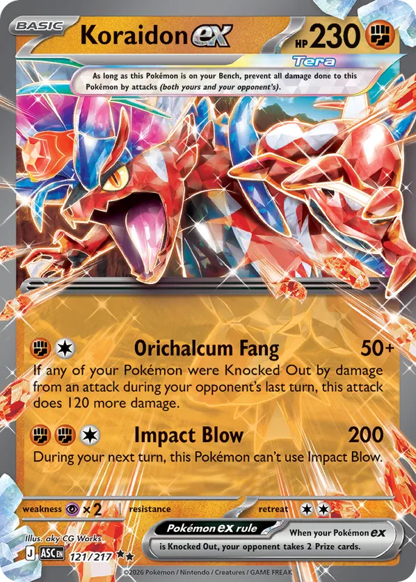 121/217 Koraidon ex - Ascended Heroes by Poké Zen DXB on MYNTED