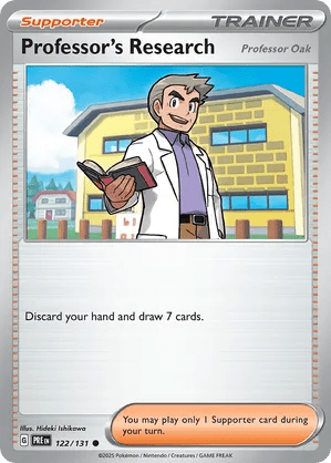 122/131 Professor's Research - Reverse Holo - Prismatic Evolutions by Poké Zen DXB on MYNTED