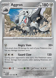 122/167 Aggron Normal · Twilight Masquerade (TWM) by PokeMarsi on MYNTED