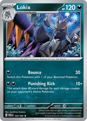 122/182 Lokix - Paradox Rift by Poké Zen DXB on MYNTED