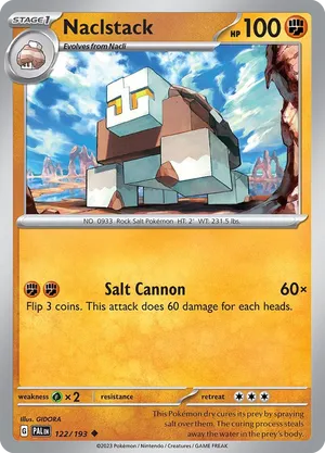 122/193 Naclstack - Paldea Evolved by Poké Zen DXB on MYNTED