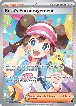 123/088 Rosa's Encouragement - Perfect Order by Poké Zen DXB on MYNTED