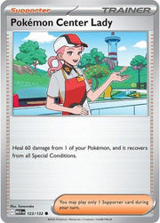 123/132 · Pokemon Center Lady · Normal (MEG) by PokeMarsi on MYNTED