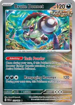 123/182 Brute Bonnet - Paradox Rift by Poké Zen DXB on MYNTED