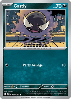 123/217 Gastly - Ascended Heroes by Poké Zen DXB on MYNTED