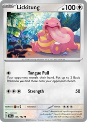 124/162 Lickitung - Reverse Holo - Temporal Forces by Poké Zen DXB on MYNTED
