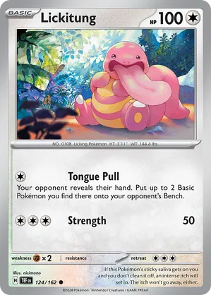 124/162 Lickitung - Temporal Forces by Poké Zen DXB on MYNTED