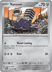 124/167 Varoom Normal · Twilight Masquerade (TWM) by PokeMarsi on MYNTED