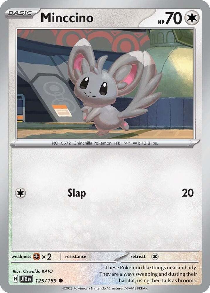 125/159 Minccino Normal · Journey Together (JTG) by PokeMarsi on MYNTED