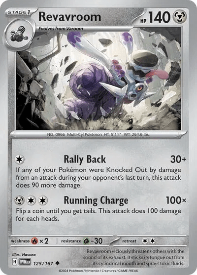 125/167 Revavroom - Reverse Holo - Twilight Masquerade by Poké Zen DXB on MYNTED
