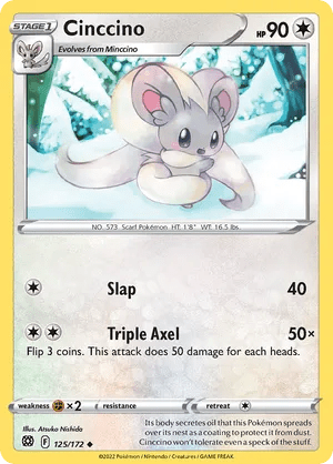 125/172 Cinccino - Brilliant Stars by Poké Zen DXB on MYNTED