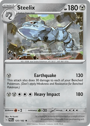 125/182 Steelix - Paradox Rift by Poké Zen DXB on MYNTED