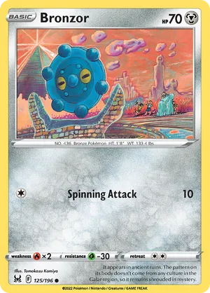 125/196 Bronzor - Lost Origin by Poké Zen DXB on MYNTED