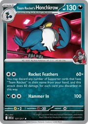 126/217 Team Rocket's Murkrow - Rocket Pattern Reverse Holo - Ascended Heroes by Poké Zen DXB on MYNTED