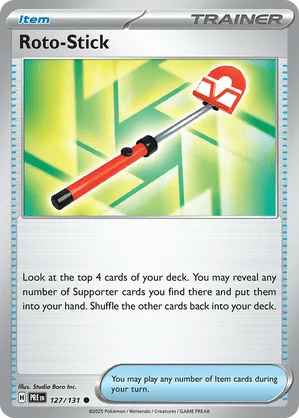 127/131 Roto - Stick - Reverse Holo - Prismatic Evolutions by Poké Zen DXB on MYNTED