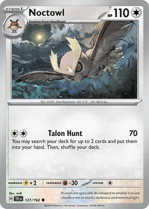 127/162 Noctowl - Temporal Forces by Poké Zen DXB on MYNTED