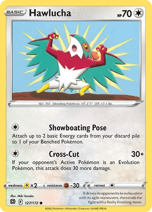 127/172 Hawlucha - Brilliant Stars by Poké Zen DXB on MYNTED
