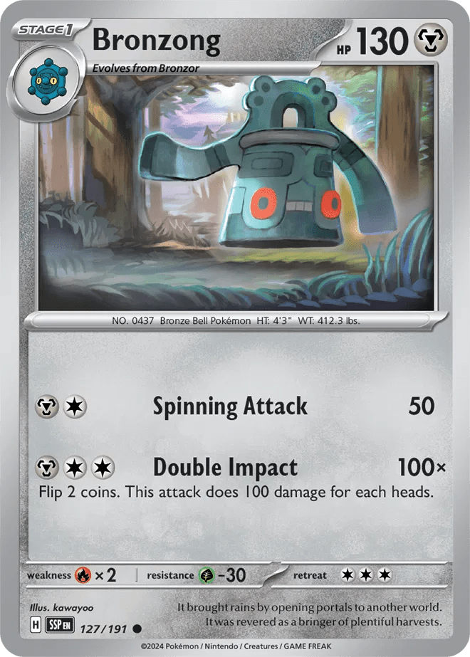 127/191 Bronzong - Surging Sparks by Poké Zen DXB on MYNTED