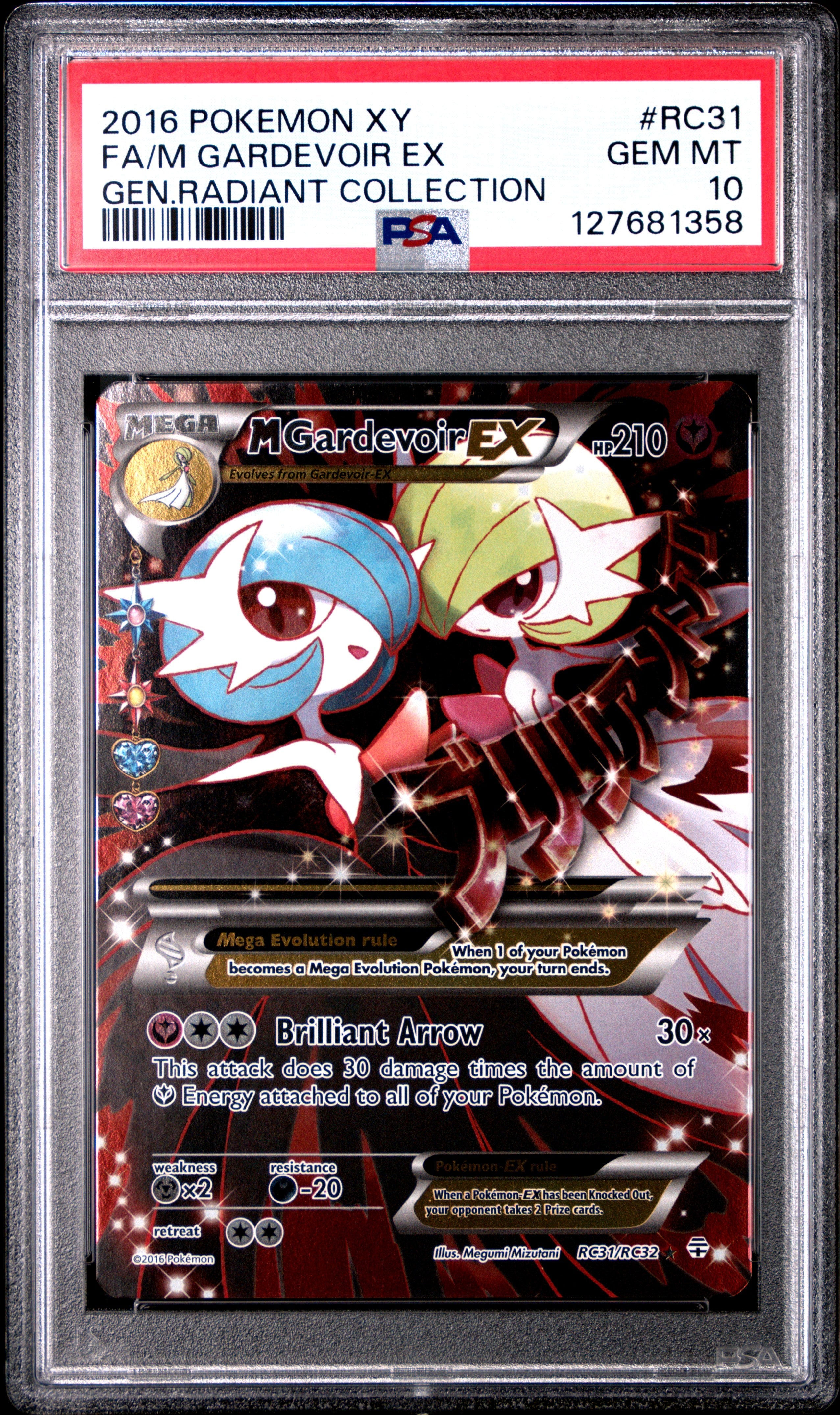 PSA 10 Mega Gardevoir #RC31 Full Art