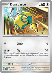 128/162 Dunsparce - Temporal Forces by Poké Zen DXB on MYNTED
