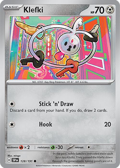 128/191 Klefki Normal · Surging Sparks (SSP) by PokeMarsi on MYNTED