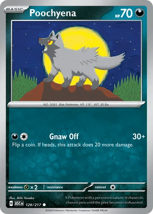 128/217 Poochyena - Ascended Heroes by Poké Zen DXB on MYNTED