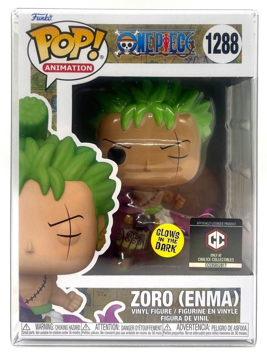 1288 One Piece Zoro (Enma) - Glow in the Dark (Chalice Collectibles Exclusive) by Schmutzfink TCG on MYNTED