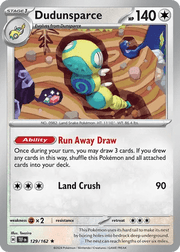 129/162 Dudunsparce - Temporal Forces by Poké Zen DXB on MYNTED