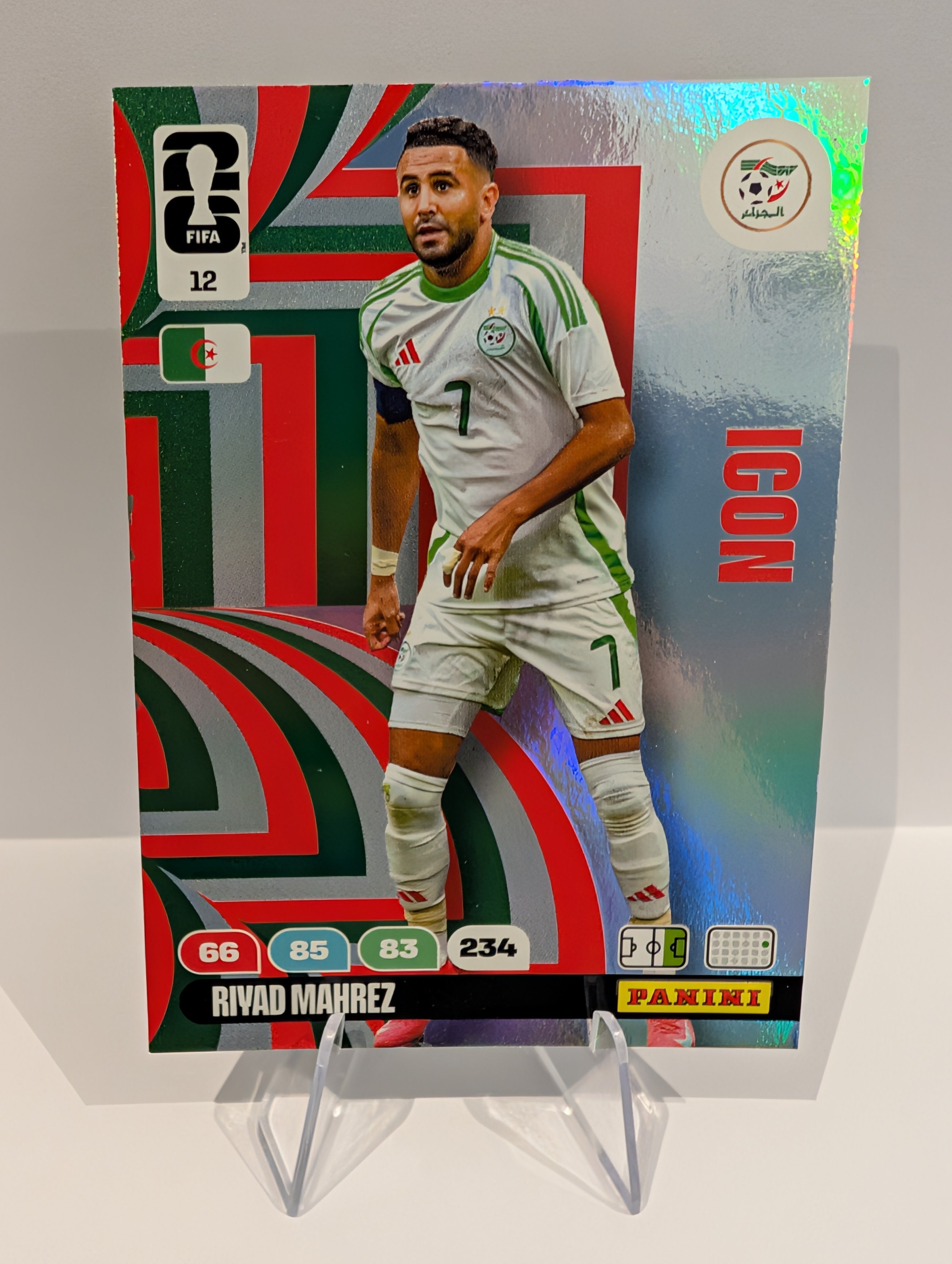 12 Riyad Mahrez - Algeria - Panini Adrenalyn XL World Cup 2026