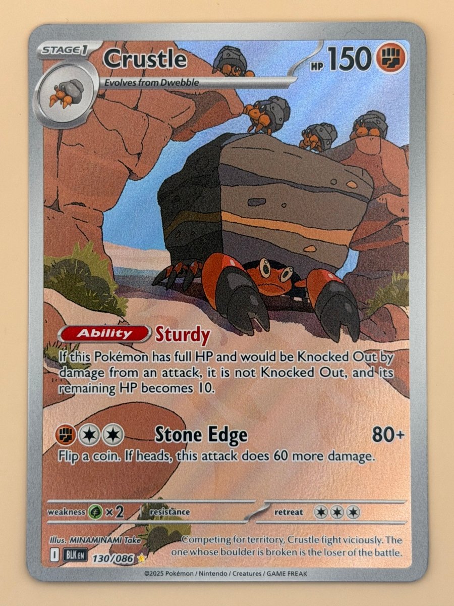 130/086 Crustle - Black Bolt by Poké Zen DXB on MYNTED
