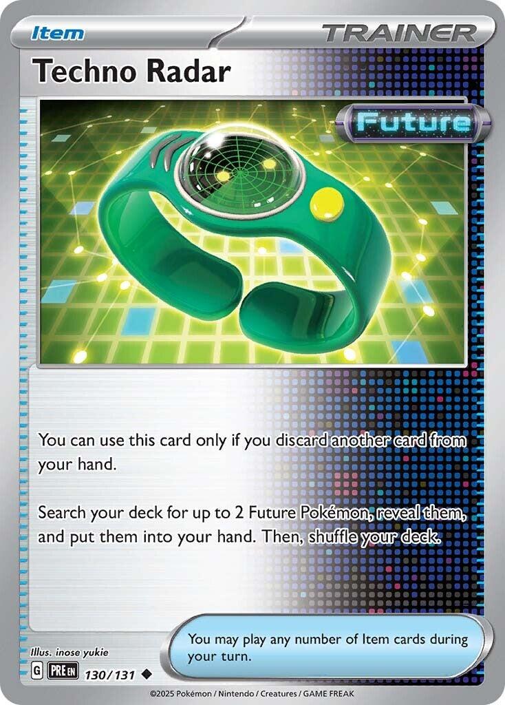 130/131 · Techno Radar Trainer Item · Normal (PRE) by Dusk TCG on MYNTED