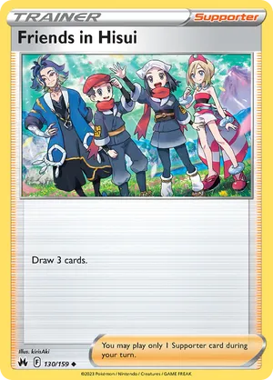 130/159 Friends in Hisui - Crown Zenith by Poké Zen DXB on MYNTED