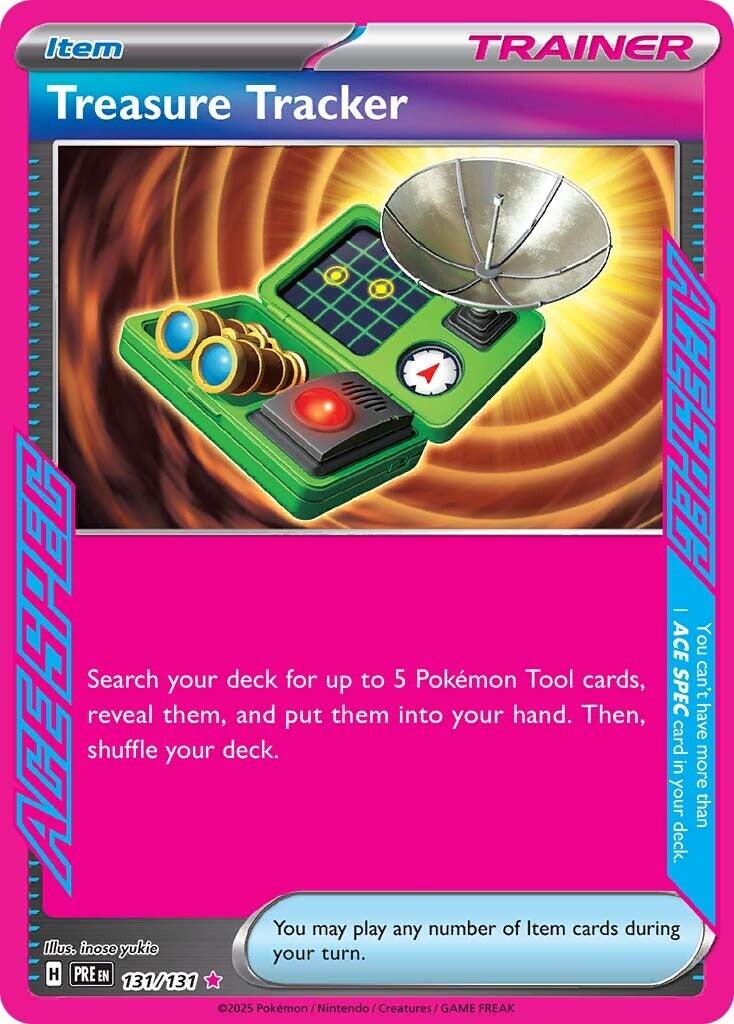 131/131 · Treasure Tracker Trainer Item · Holo (PRE) by Dusk TCG on MYNTED