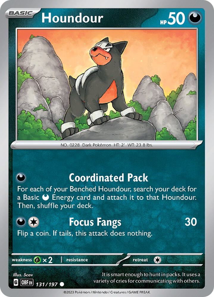 131/197 · Houndour · Normal (OBF) by PokeMarsi on MYNTED