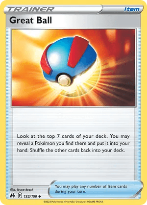 132/159 Great Ball - Crown Zenith by Poké Zen DXB on MYNTED
